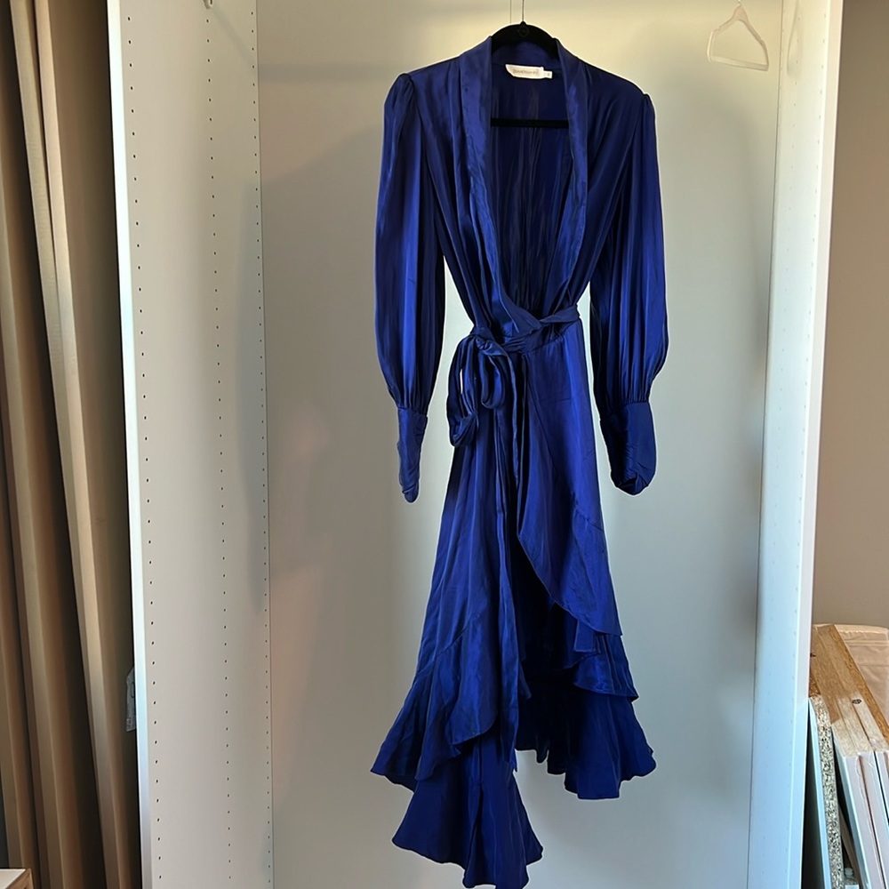 Zimmermann size 2 silk dress ! Worn once , new condition